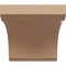 Ekena Millwork 6"W x 6"D x 6"H Wide Legacy Rough Cedar Woodgrain TimberThane Corbel, Primed Tan CORUR06X06X06LGYRCPR - alternate 3